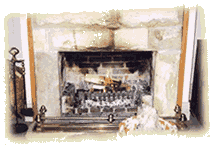 Tiffanys fireplace